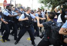 Angry crowd protests after Chicago police fatally shoot man