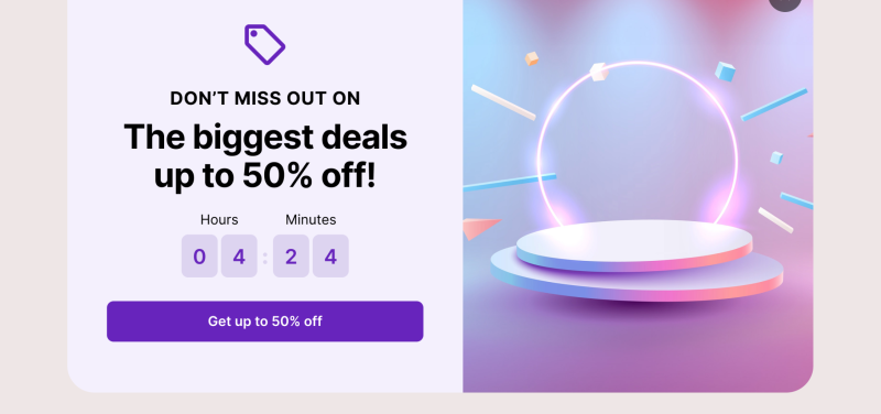 Exit Popup is a Good Carrier for Different Offers