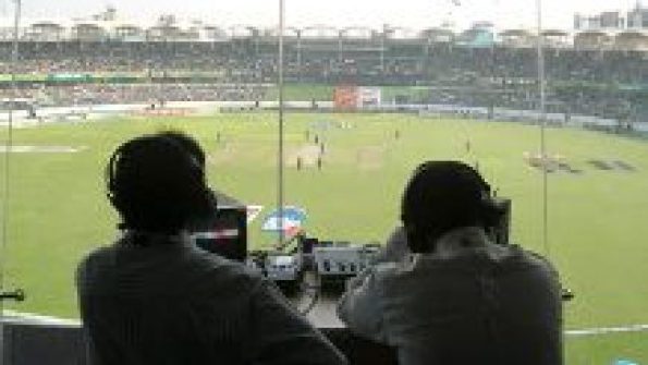 Live commentary straight from the ground