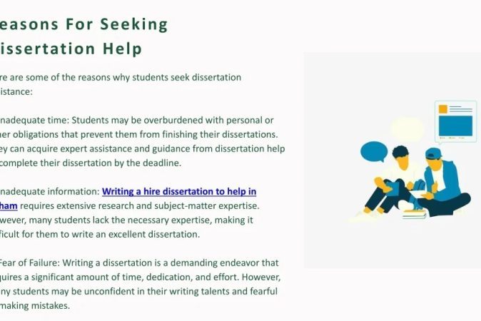 When and where you should seek help with your dissertation