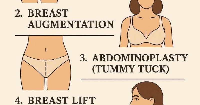 Fantastic Plastic: 5 of the Most Common Cosmetic Surgery Procedures in the World