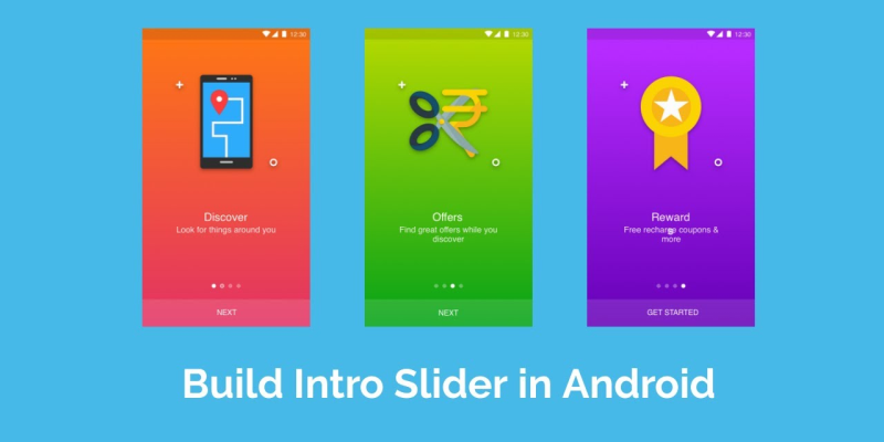 How to Build Intro Slider for Your Android Application?