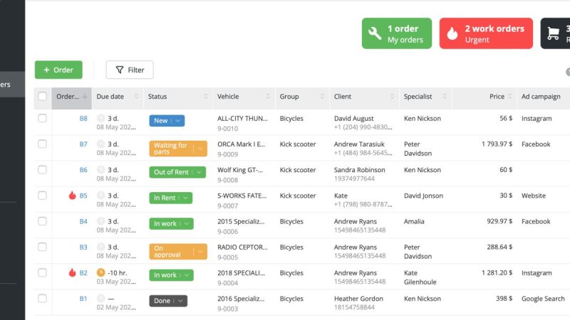 Tips for Managing an Online Bicycle Store